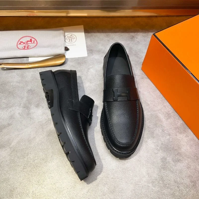 Stretchable Hermes Business Shoes 27963