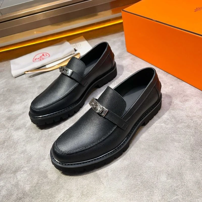 Hermes Business Shoes Durable 27955
