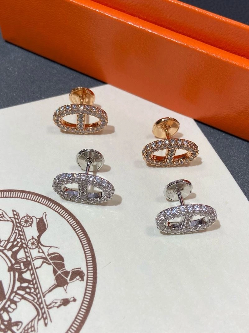 Compact Hermes Earrings 247409