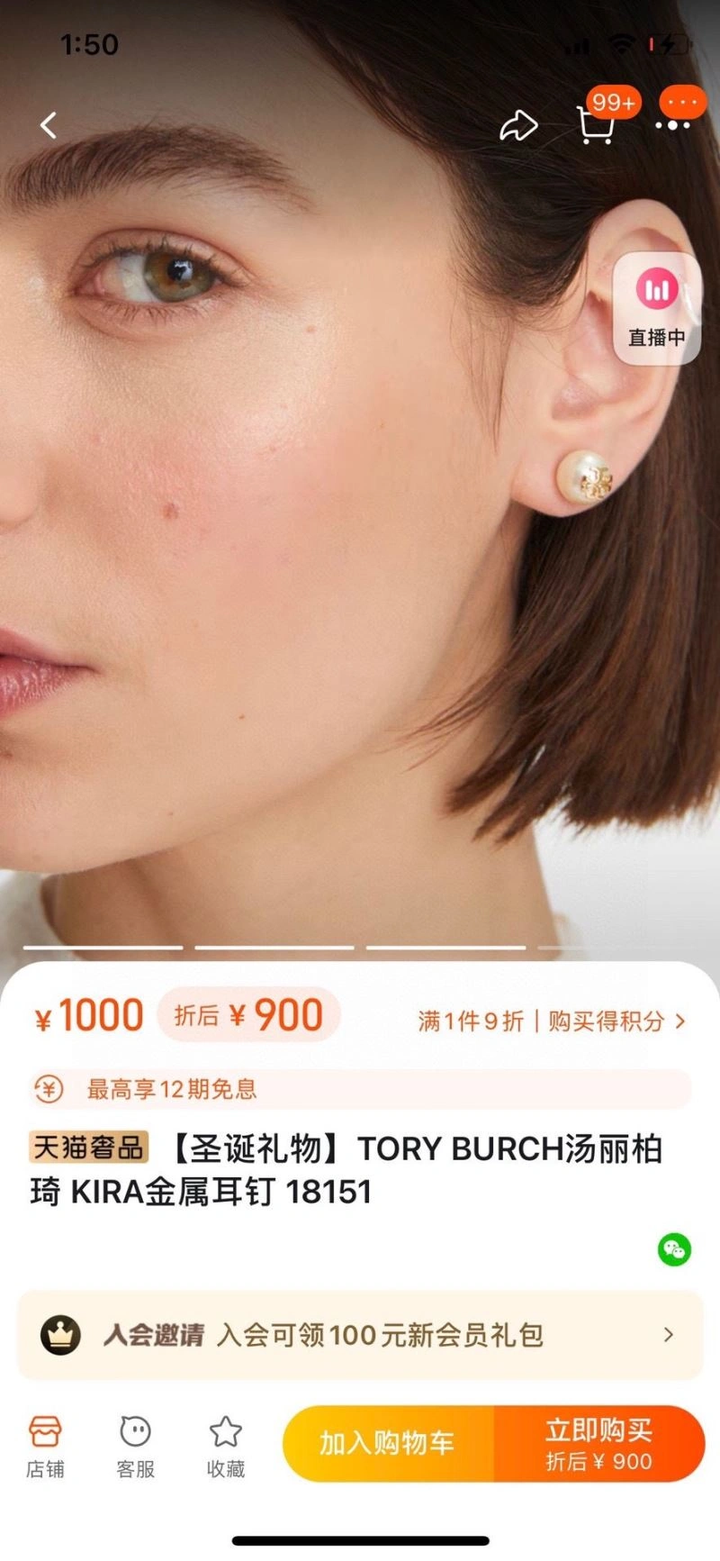 Hermes Earrings Contemporary 247332