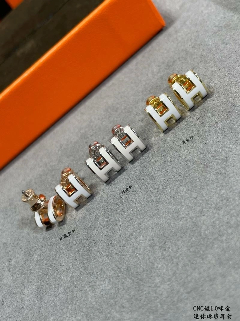 Hermes Earrings Colorful 247064