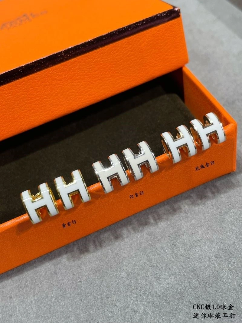 Hermes Earrings Colorful 247064