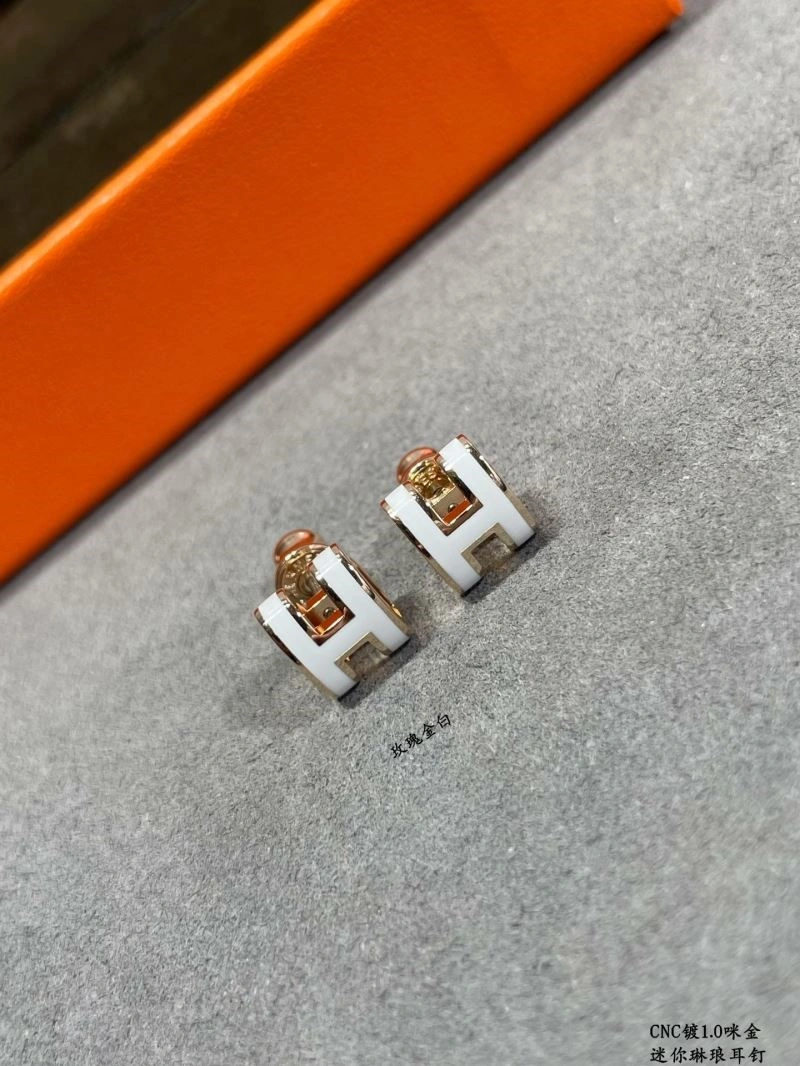 Hermes Earrings Colorful 247064