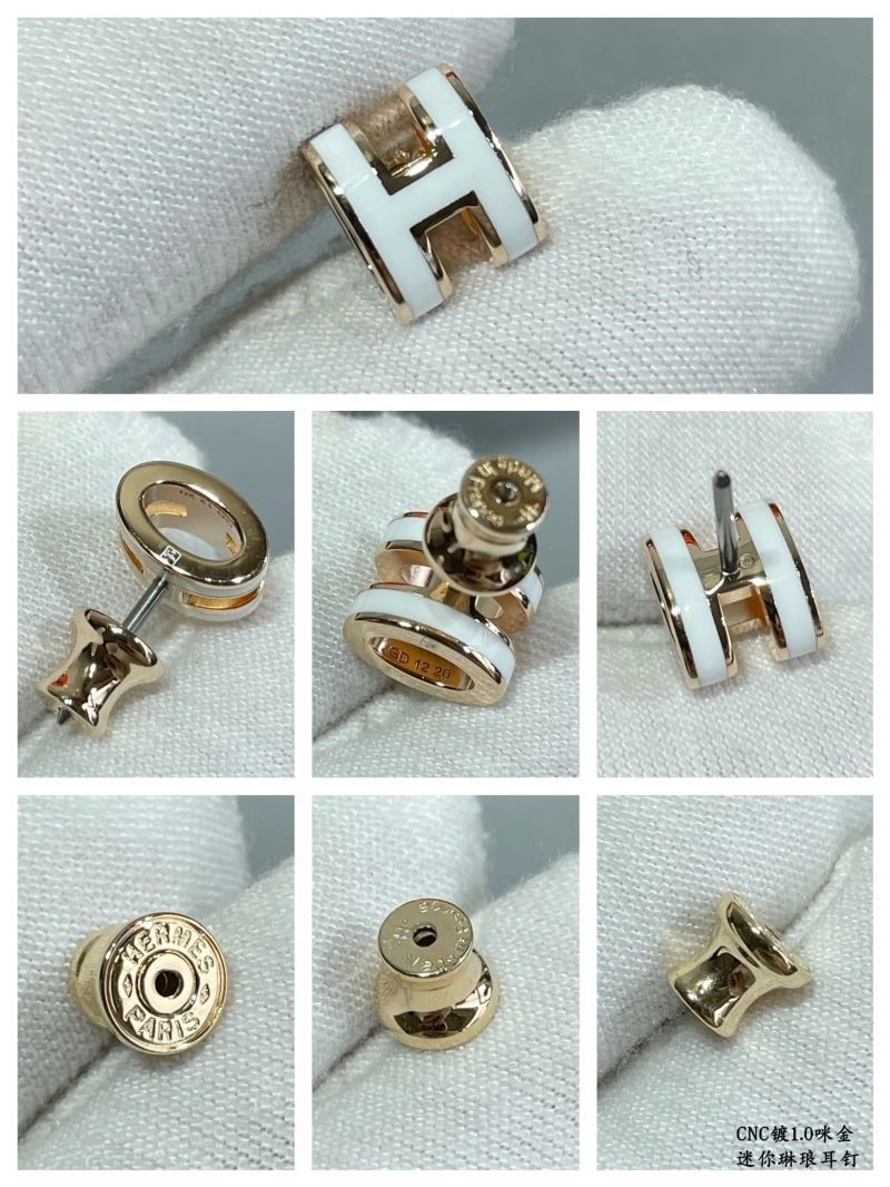 Hermes Earrings Colorful 247064