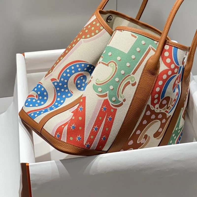 Hermes Garden Party Bags Breathable 48855