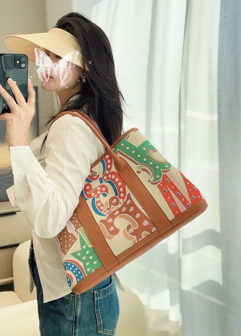 Hermes Garden Party Bags Breathable 48855
