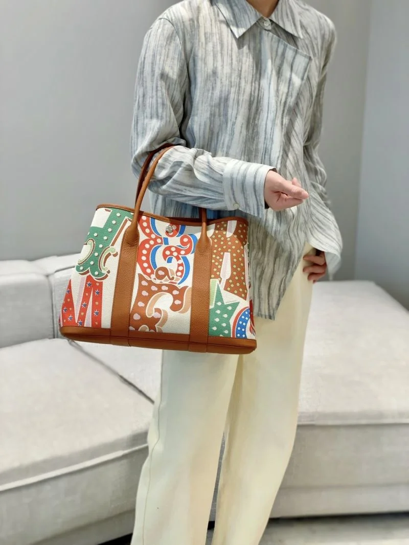 Hermes Garden Party Bags Breathable 48855