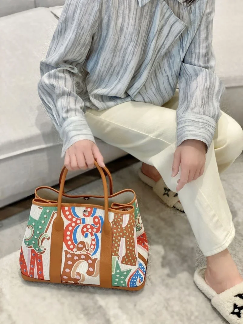 Hermes Garden Party Bags Breathable 48855