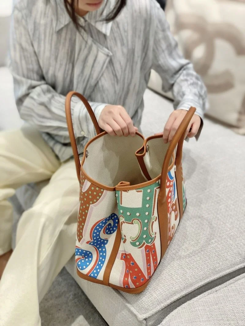 Hermes Garden Party Bags Breathable 48855