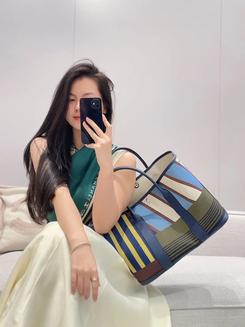 Colorful Hermes Garden Party Bags 48197