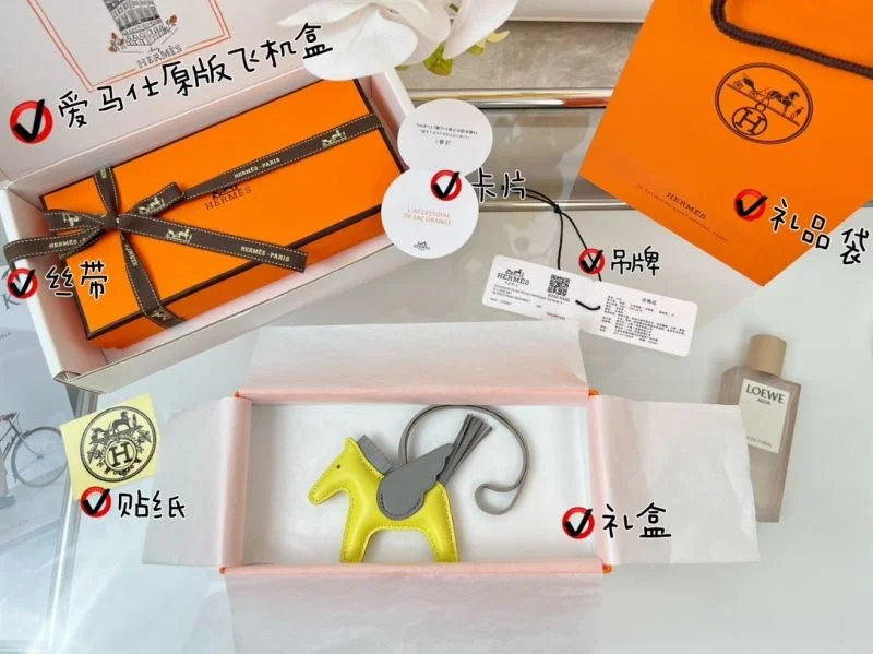 WaterResistant Hermes Handmade Pendant 48112