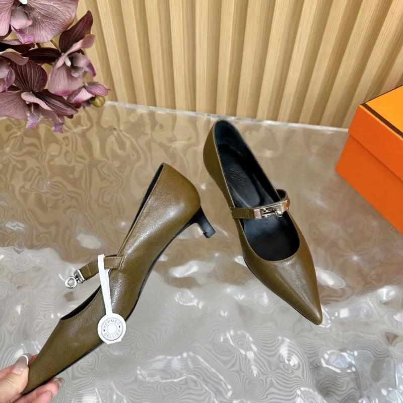 Hermes Heeled Shoes Unique 27347