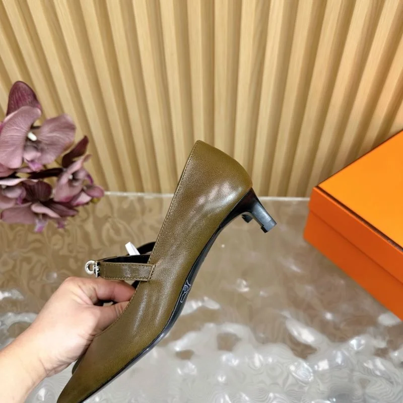 Hermes Heeled Shoes Unique 27347