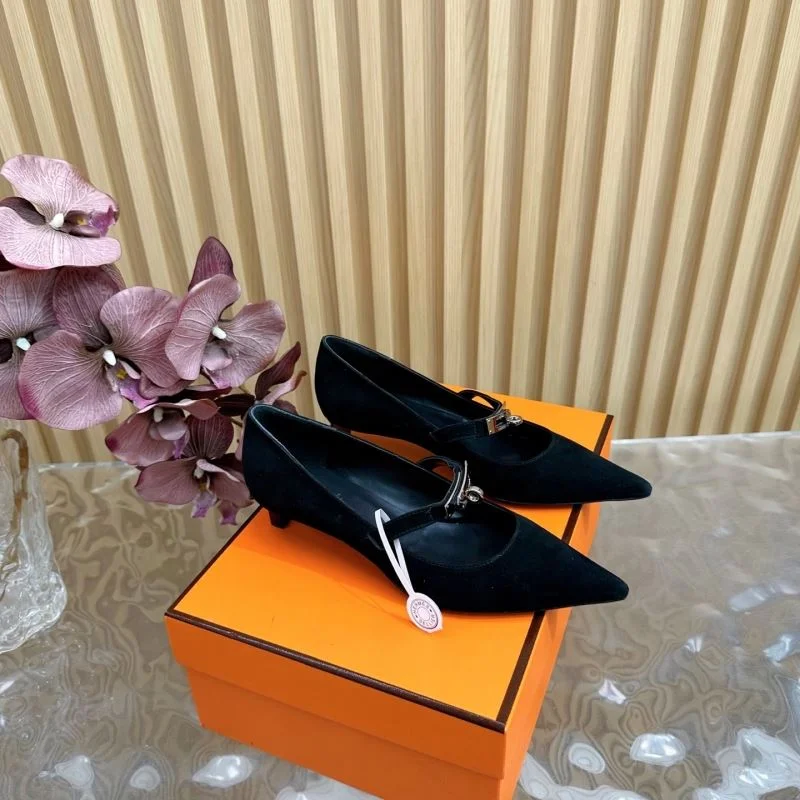 Hermes Heeled Shoes HighQuality 27348