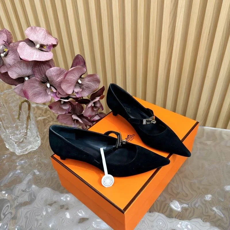 Hermes Heeled Shoes HighQuality 27348