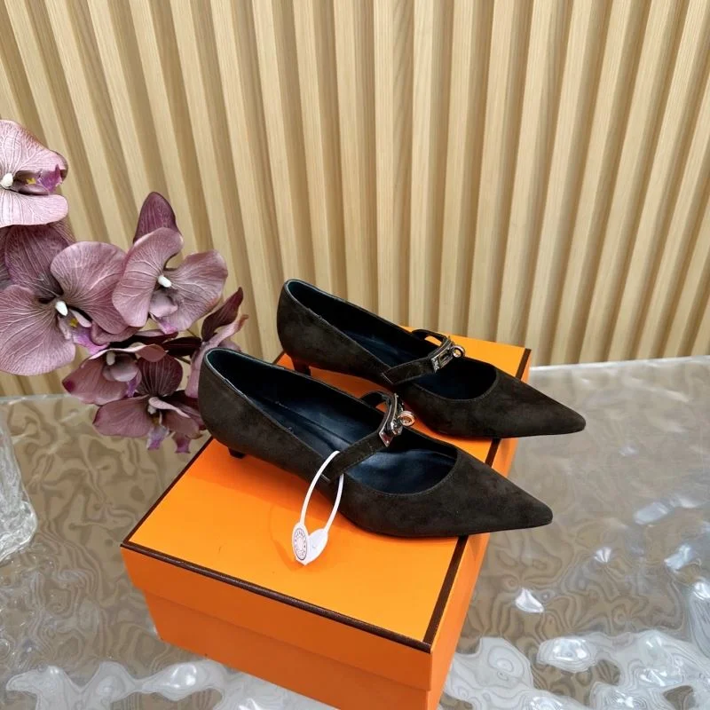 Hermes Heeled Shoes Trendy 27336