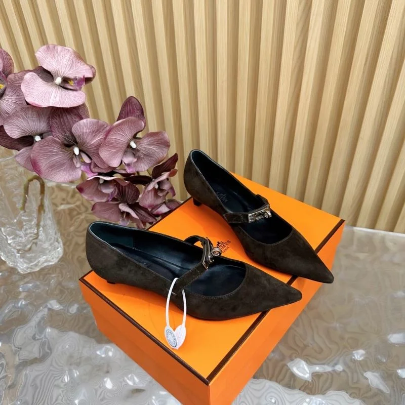 Hermes Heeled Shoes Trendy 27336