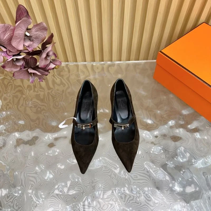 Hermes Heeled Shoes Trendy 27336