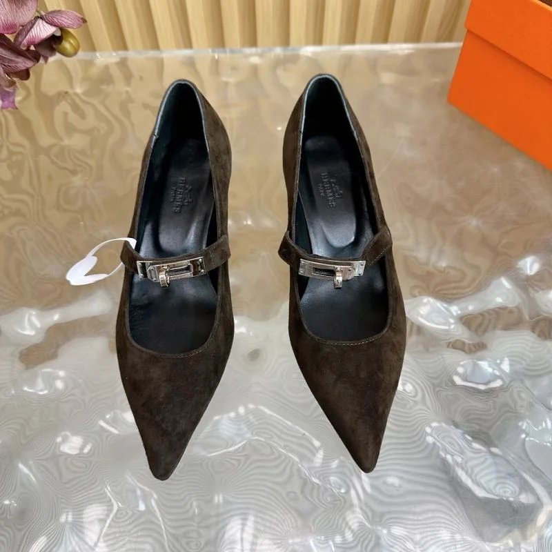 Hermes Heeled Shoes Trendy 27336