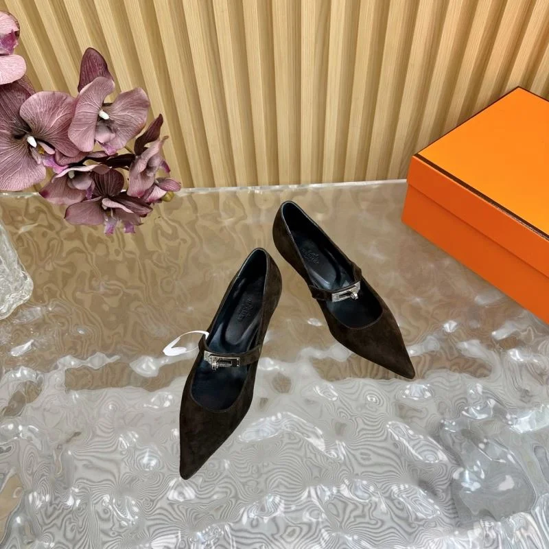 Hermes Heeled Shoes Trendy 27336