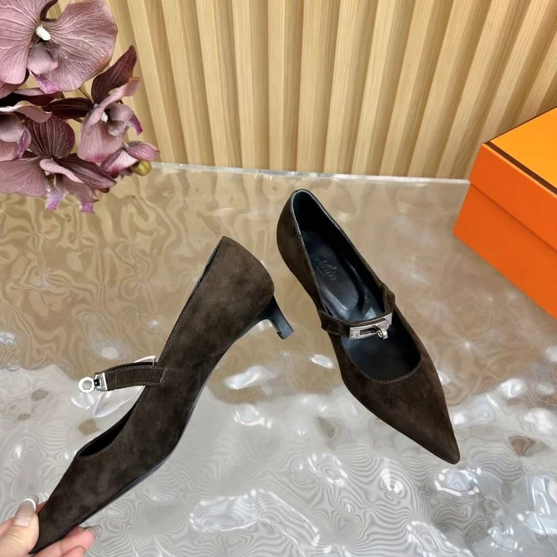 Hermes Heeled Shoes Trendy 27336