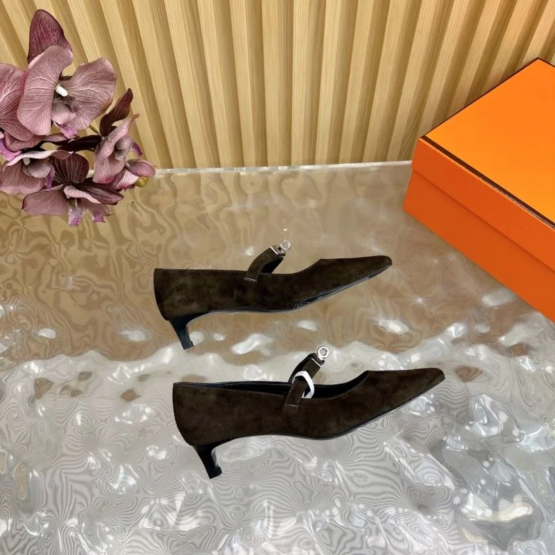 Hermes Heeled Shoes Trendy 27336