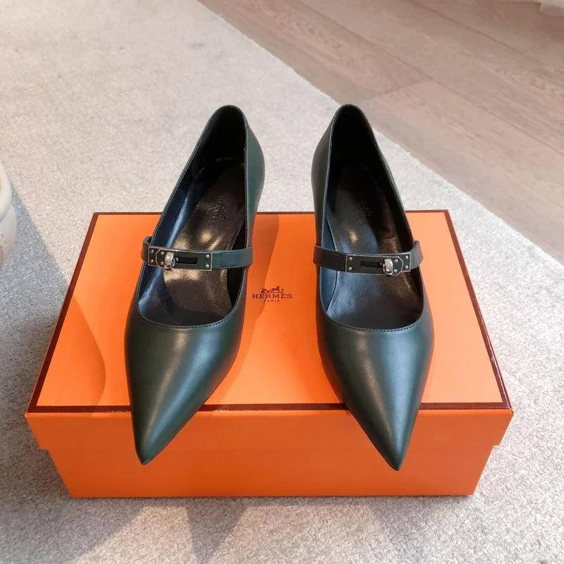 Chic Hermes Heeled Shoes 27334