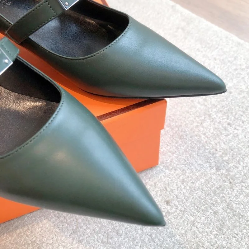 Chic Hermes Heeled Shoes 27334