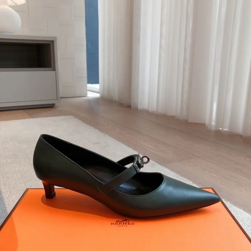 Chic Hermes Heeled Shoes 27334
