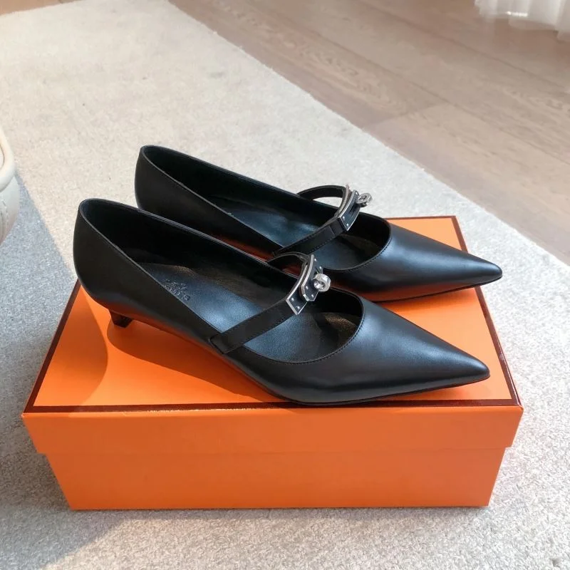 Chic Hermes Heeled Shoes 27339