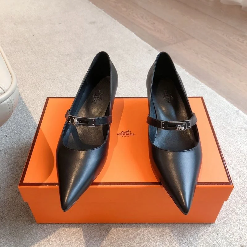 Chic Hermes Heeled Shoes 27339