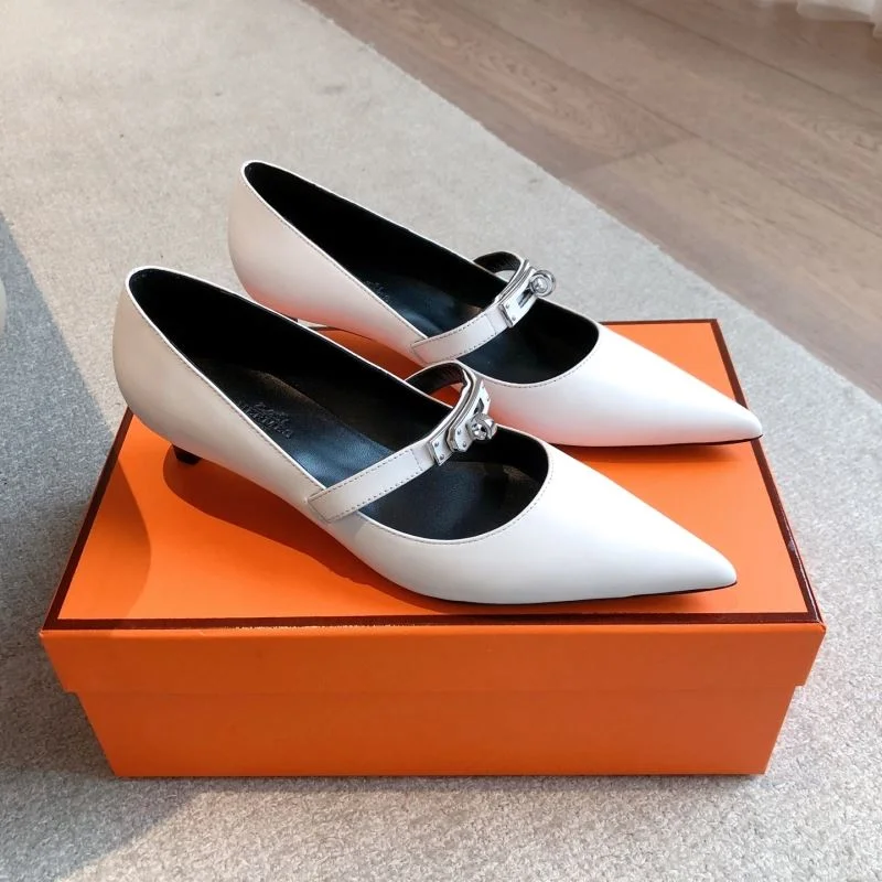 Sporty Hermes Heeled Shoes 27330