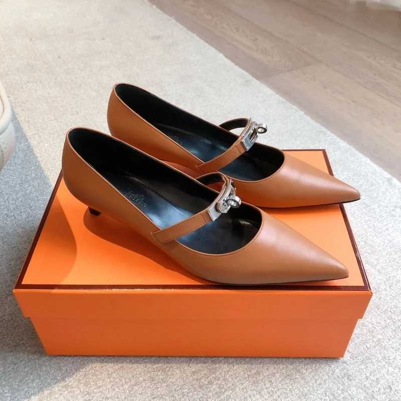 Hermes Heeled Shoes Chic 27327
