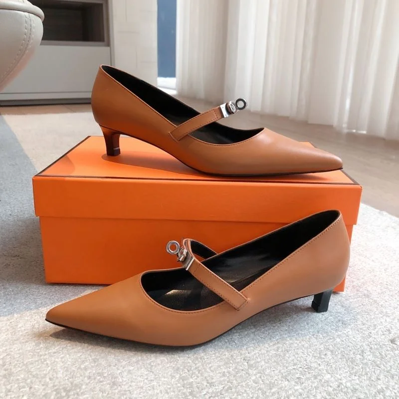 Hermes Heeled Shoes Chic 27327