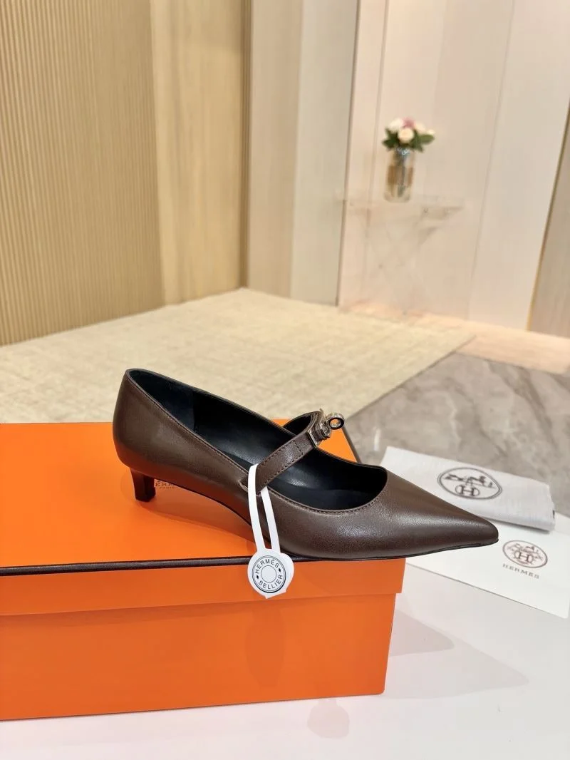 Hermes Heeled Shoes Durable 26695