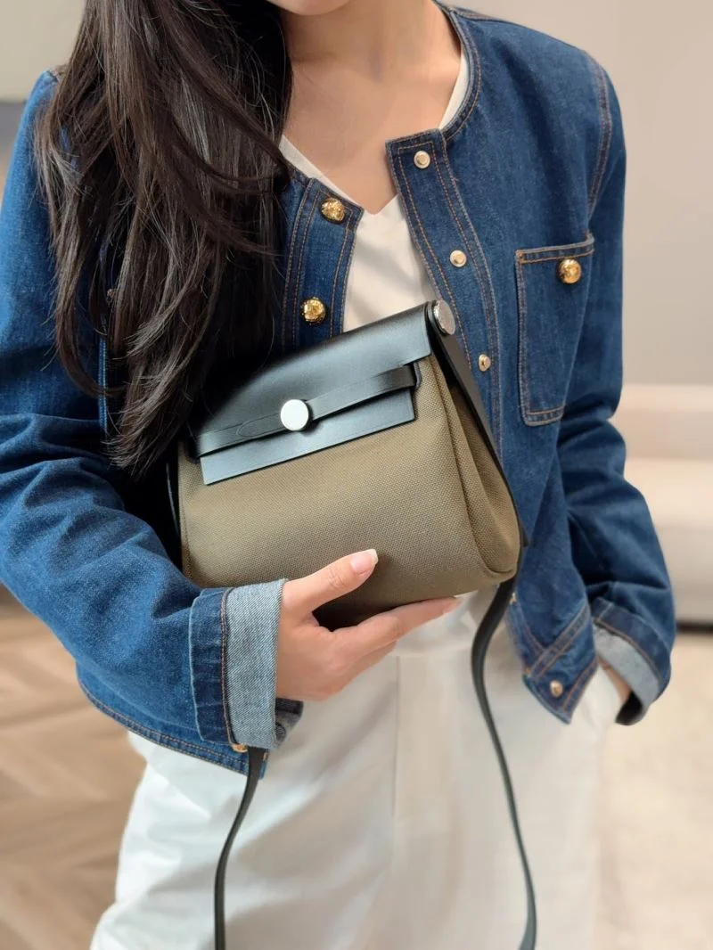 Hermes Herbag Bags WaterResistant 48142