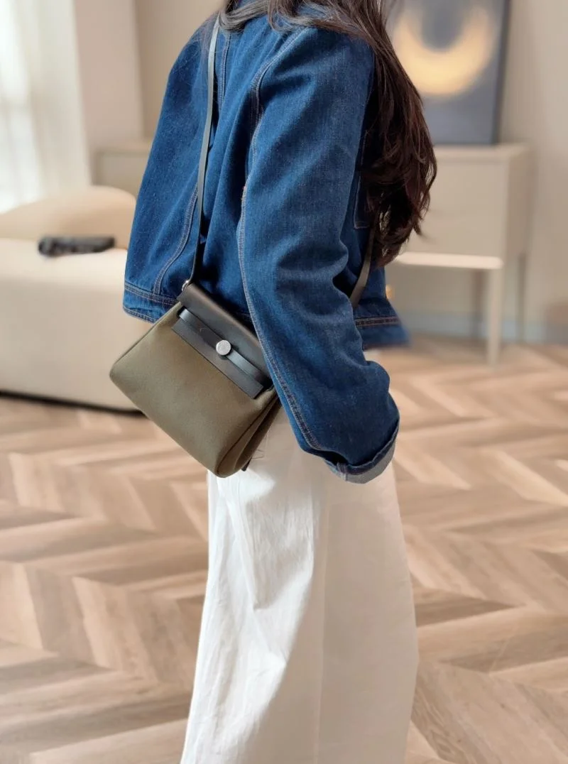 Hermes Herbag Bags WaterResistant 48142