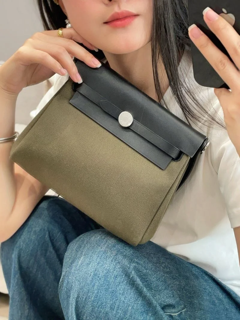 Hermes Herbag Bags WaterResistant 48142