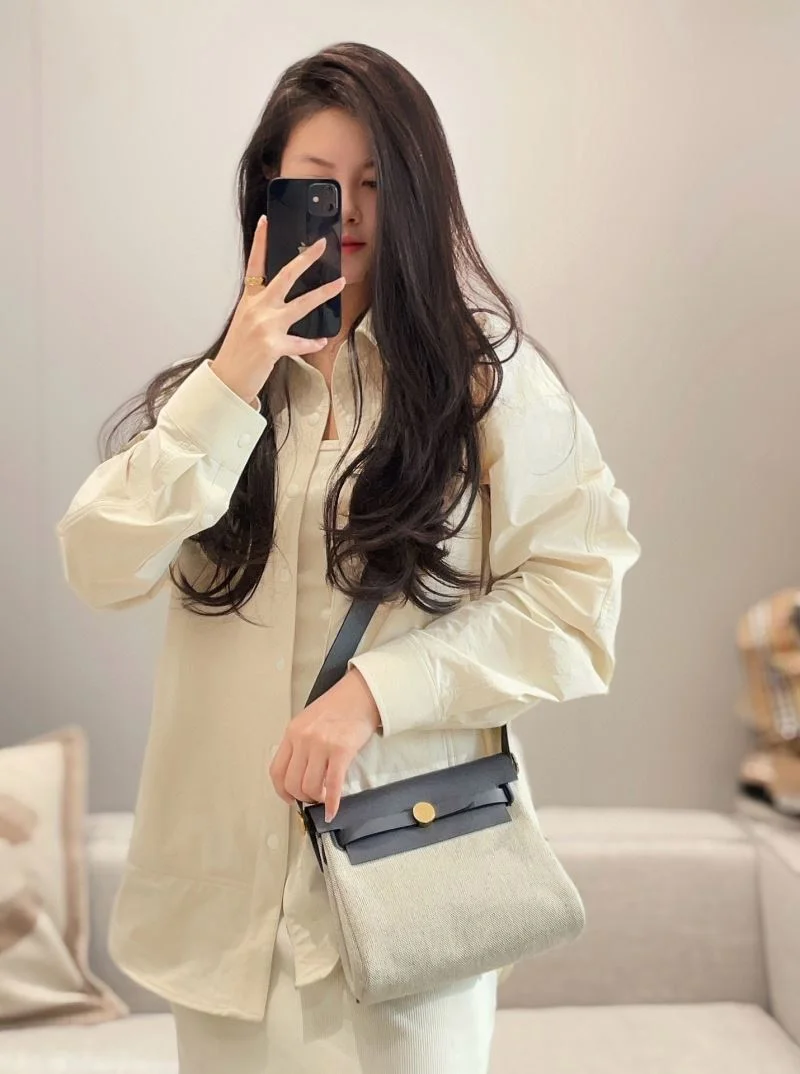 Unisex Hermes Herbag Bags 48082