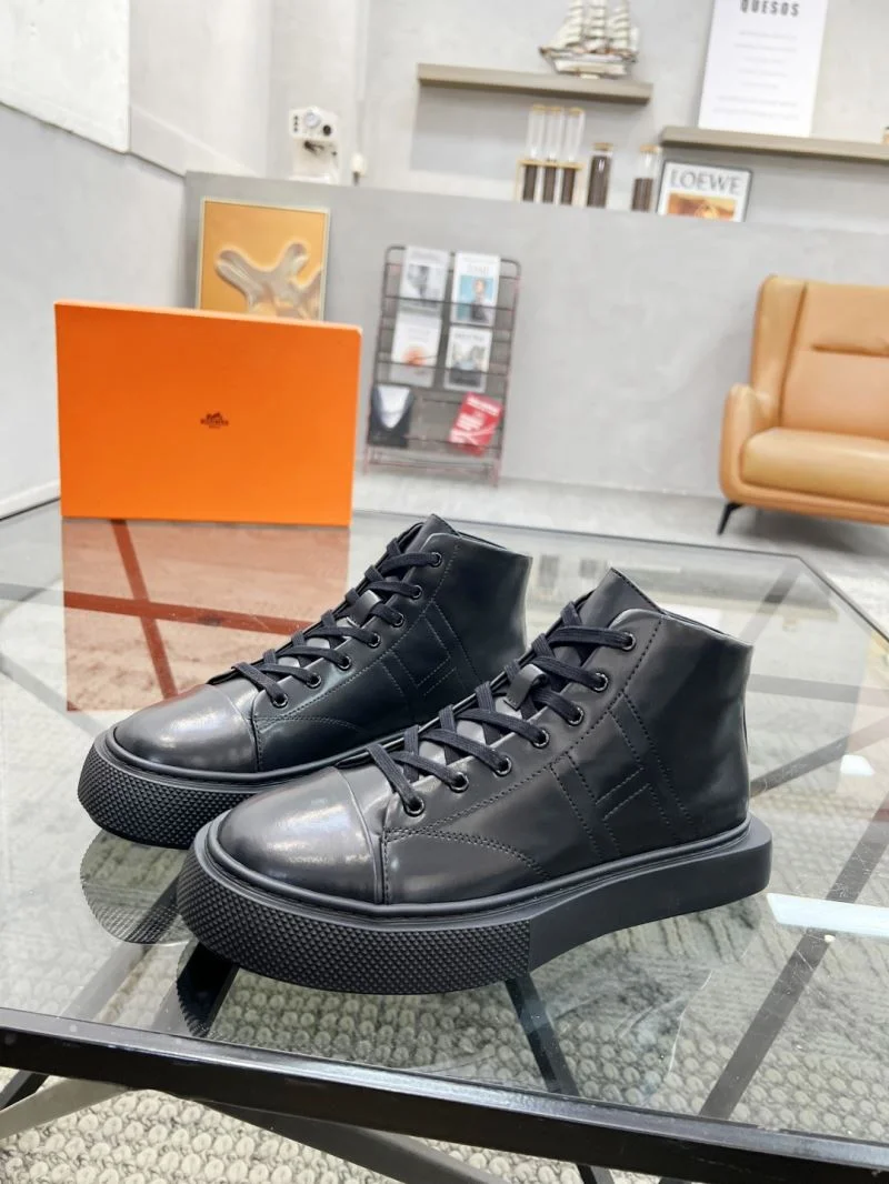Hermes High Shoes ZipUp 26299
