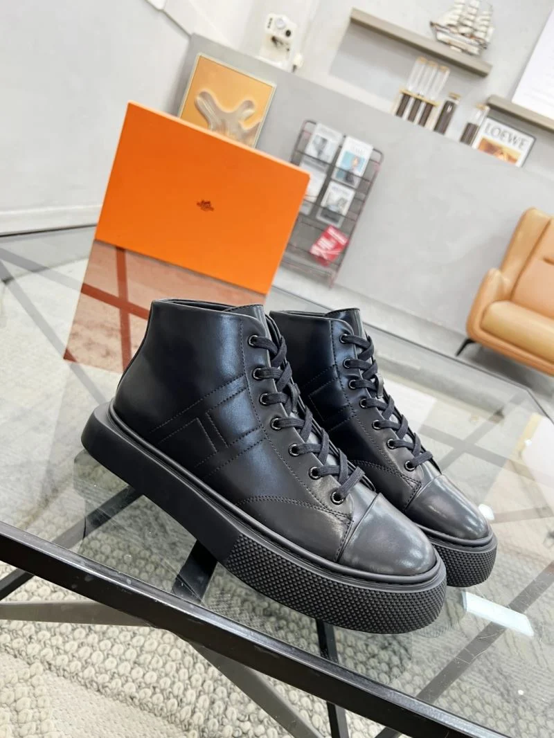 Hermes High Shoes ZipUp 26299