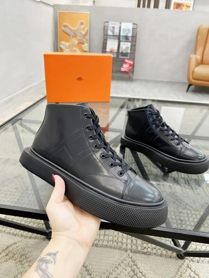Hermes High Shoes ZipUp 26299