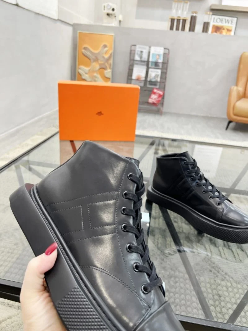 Hermes High Shoes ZipUp 26299