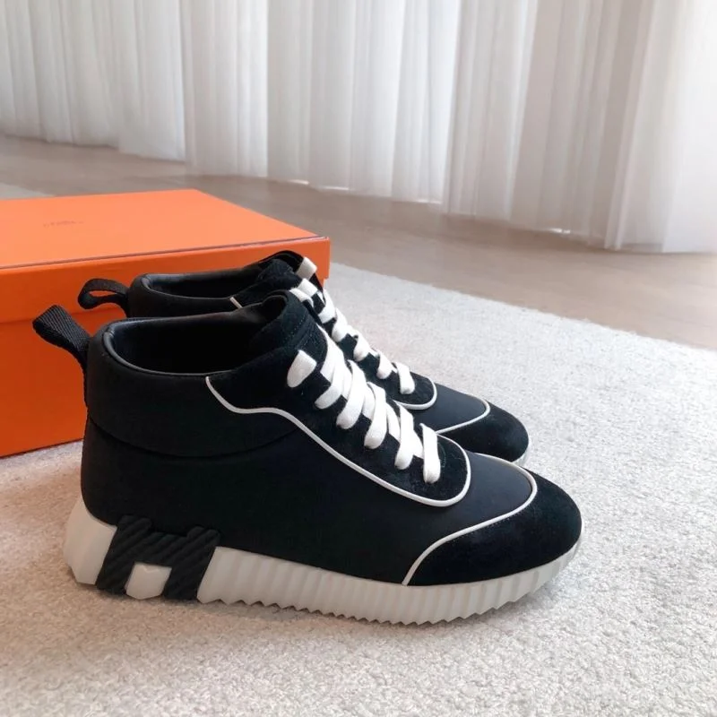 Bright Hermes High Shoes 27329