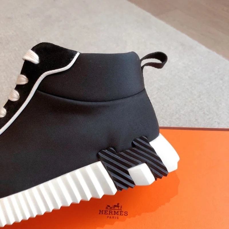 Bright Hermes High Shoes 27329