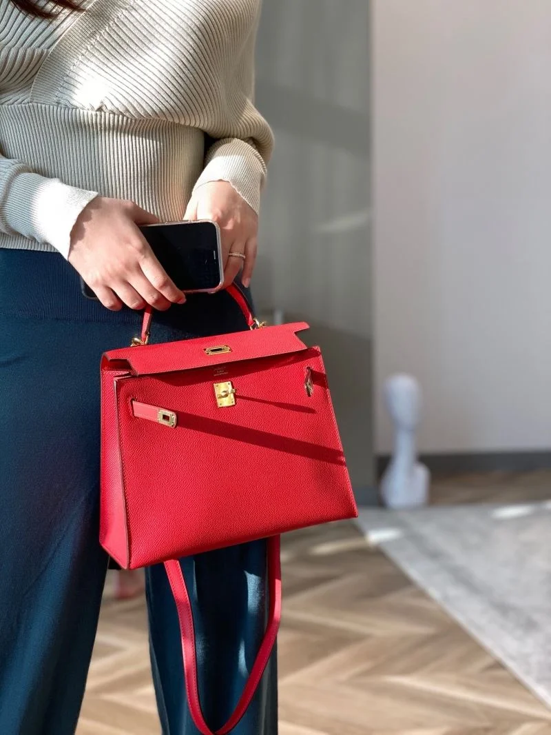 Hermes Kelly Bags Unisex 48797