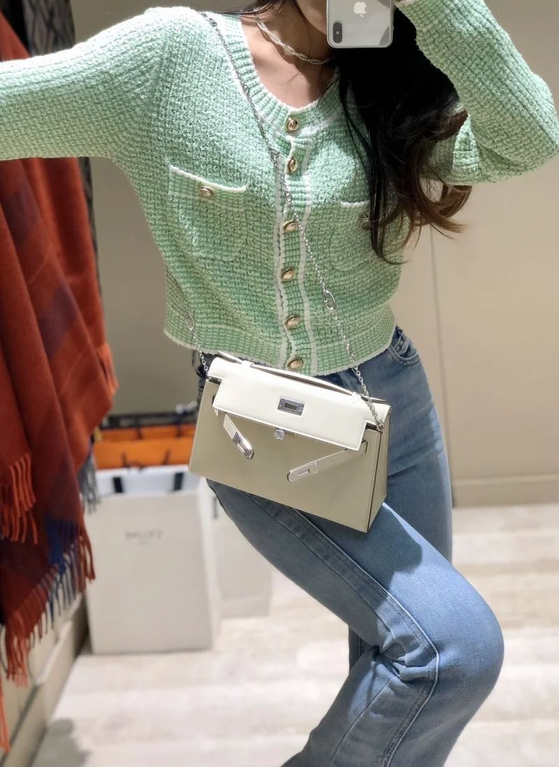 Unisex Hermes Kelly Bags 47959