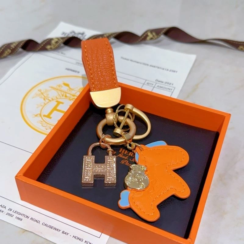 WaterResistant Hermes Keychains 265592