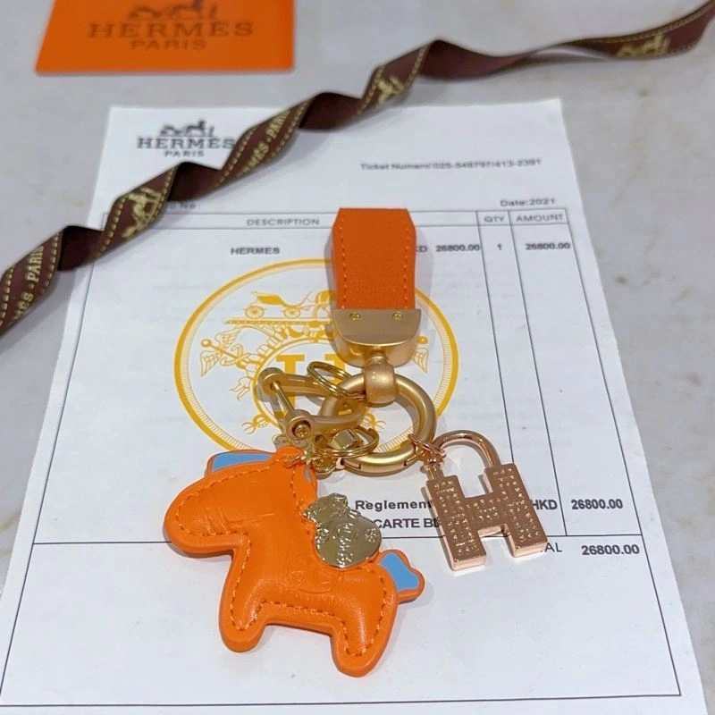 WaterResistant Hermes Keychains 265592