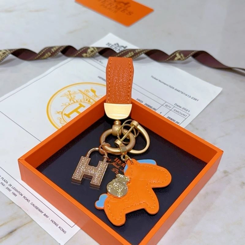 WaterResistant Hermes Keychains 265592